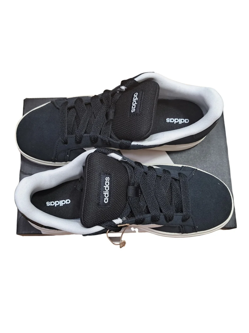 NWT Adidas Grand Court 00s Shoes Kids - Black/White - Multisize